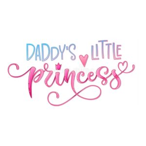 Daddy Little Princess Heat Transfer Patch
