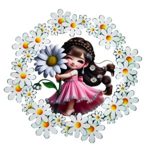Doll Heat Transfer Patch for Girls