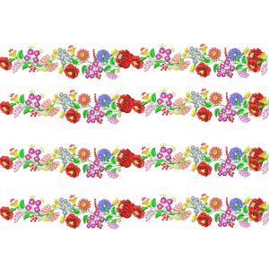 Flower Heat Transfer Strip