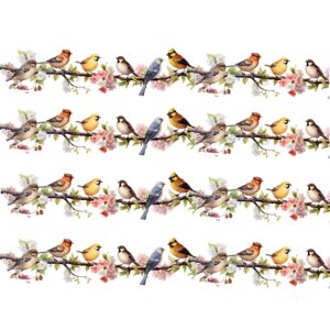 Bird's Heat Transfer Strip Patch