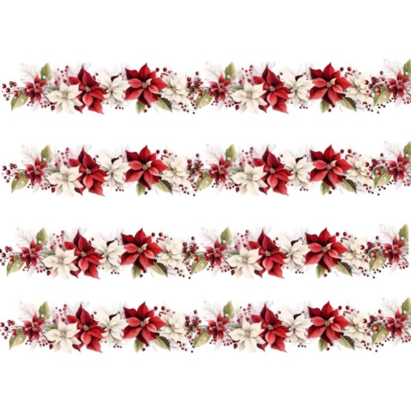 Beautiful Flower Heat Transfer Strip