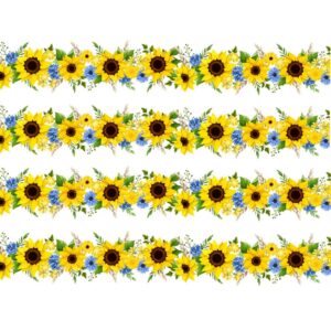 Sun Flower Heat Transfer Strip Patch