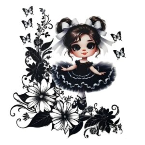 Doll Heat Transfer Patch for Girls