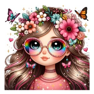Doll Heat Transfer Patch for Girls