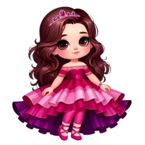 Doll Heat Transfer Patch for Girls