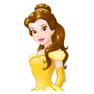 Yellow Princess Heat Transfer Patch