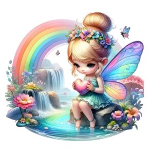 Fairy Doll Heat Transfer Patch