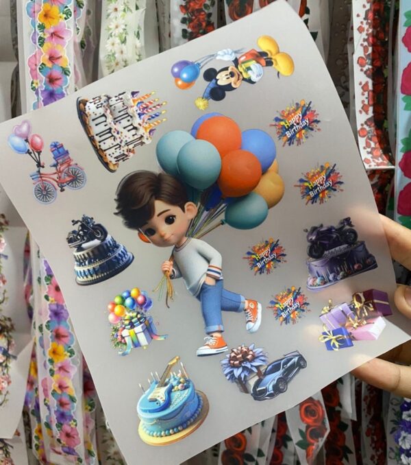 Heat Transfer Birthday Theme For Boy