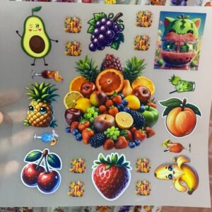 Heat Transfer Patch Fruits Theme