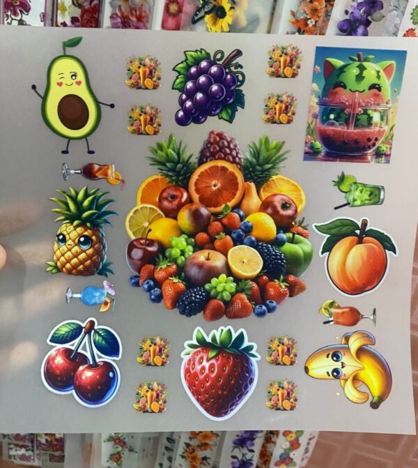 Heat Transfer Patch Fruits Theme