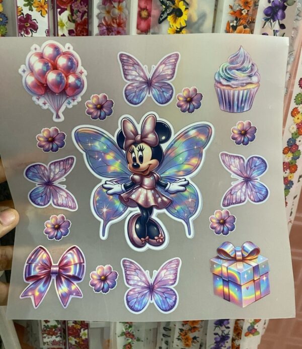 Heat Transfer Minnie Mouse Patch Theme