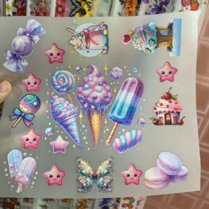 Heat Transfer Ice Cream Theme Patch