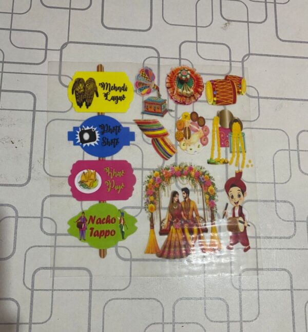 Wedding Heat Transfer Theme Patch