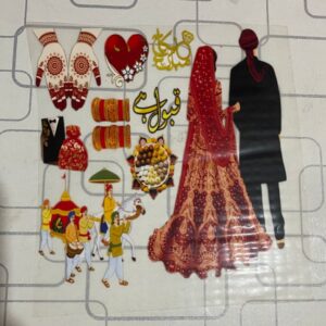 Wedding Heat Transfer Theme Patch