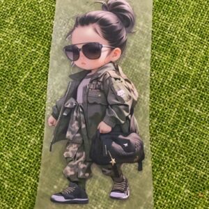 Army Heat Transfer Patch for Girls