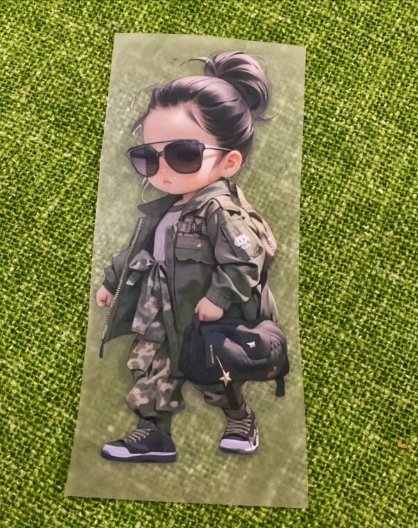 Army Heat Transfer Patch for Girls