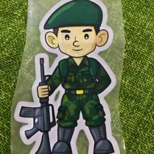 Army Lover Heat Transfer Patch for Boys
