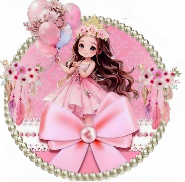 Doll Heat Transfer Patch for Girls