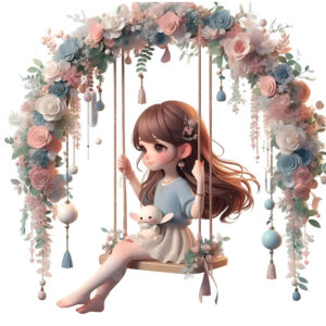 Doll Heat Transfer Patch for Girls