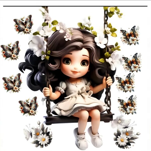 Doll Heat Transfer Patch for Girls
