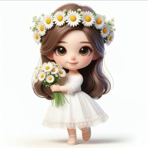 Doll Heat Transfer Patch for Girls