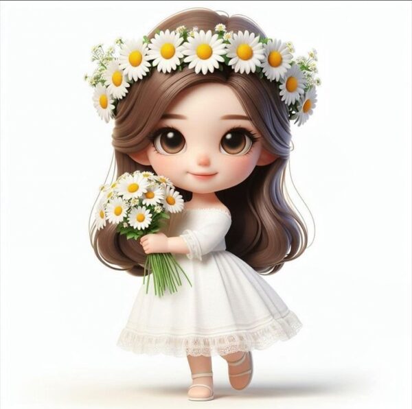 Doll Heat Transfer Patch for Girls