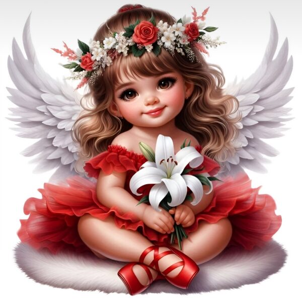 Red Queen Doll Heat Transfer Patch