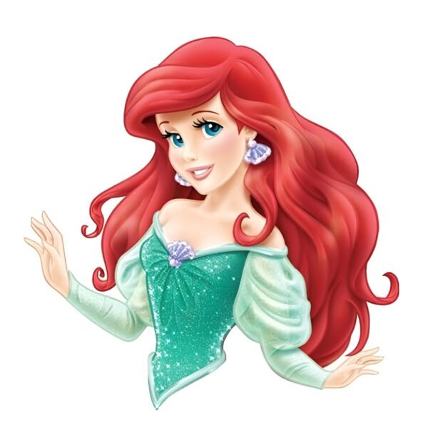Princess Doll Heat Transfer Patch