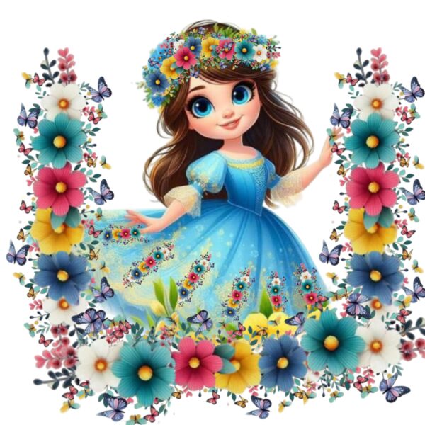 Doll Heat Transfer Patch for Girl