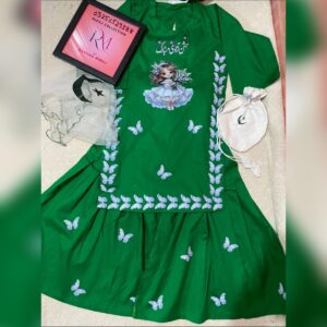 14 August Lawn Dress For Girls
