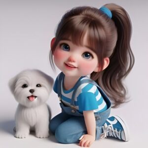 Doll Heat Transfer Patch for Girls