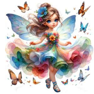 Betterfly Doll Heat Transfer Patch