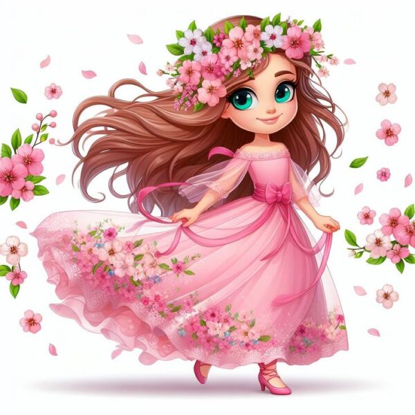 Doll Heat Transfer Patch for Girls