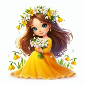 Doll Heat Transfer Patch for Girls