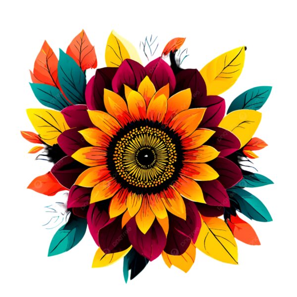 Big Size Flower Heat Transfer Patch