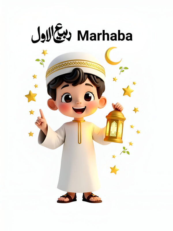 Rabi Ul Awal Heat Transfer Patch for Boys