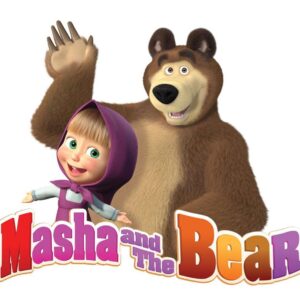 Masha & Bear Heat Transfer Sticker