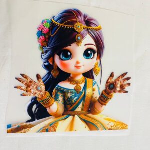 Wedding Heat Transfer Patch for Girl