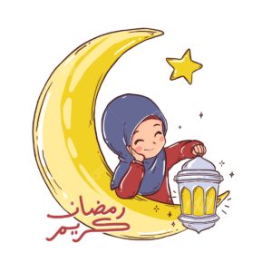 Ramdan Kareem Heat Transfer Sticker for Girl