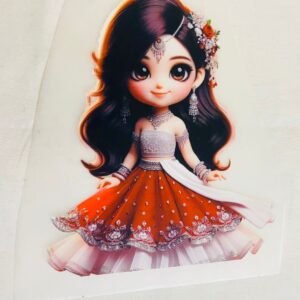Wedding Heat Transfer Patch for Girl