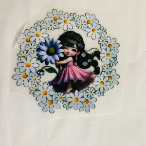 Heat Transfer Doll Sticker