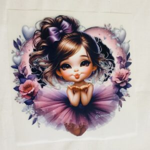 Heat Transfer Doll Sticker