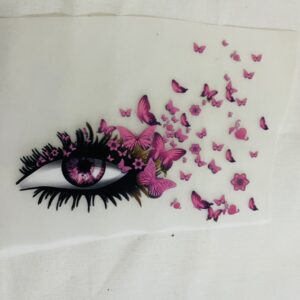 Heat Transfer Eye Sticker