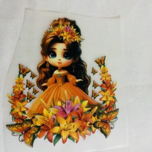 Heat Transfer Doll Sticker