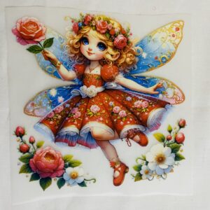 Heat Transfer Doll Sticker