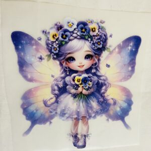 Heat Transfer Doll Sticker