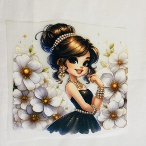 Heat Transfer Doll Sticker