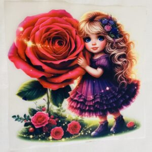 Heat Transfer Doll Sticker