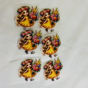 Mini Fairy Doll Heat Transfer Patch