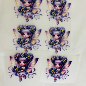 Mini Fairy Doll Heat Transfer Patch